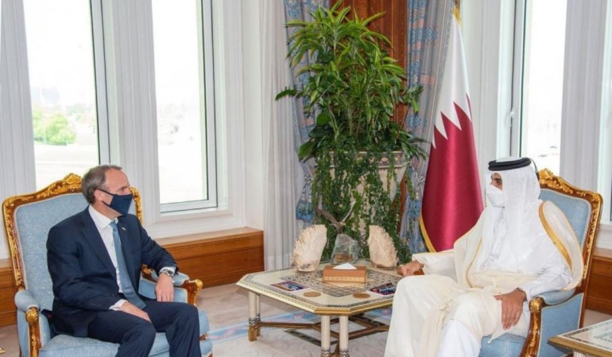 Amir meet UK Secretary of State for Foreign Affairs